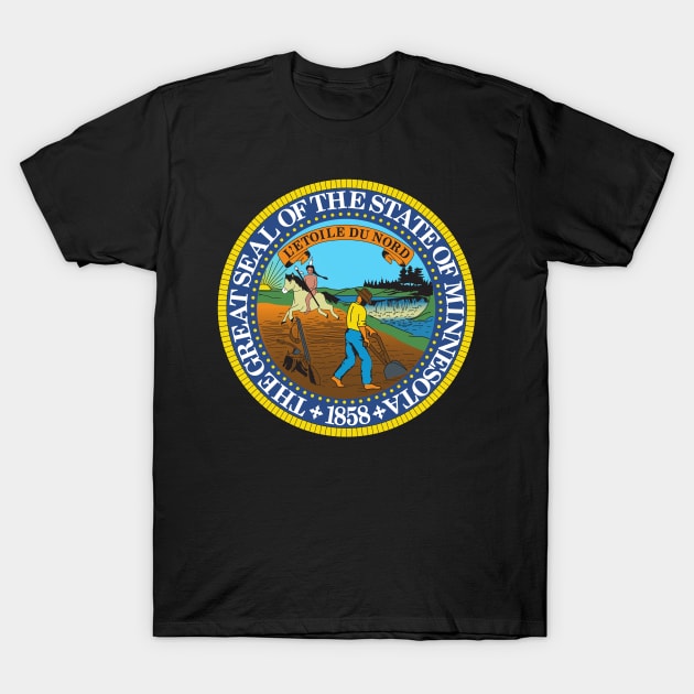 Seal of Minnesota T-Shirt by Flags of the World